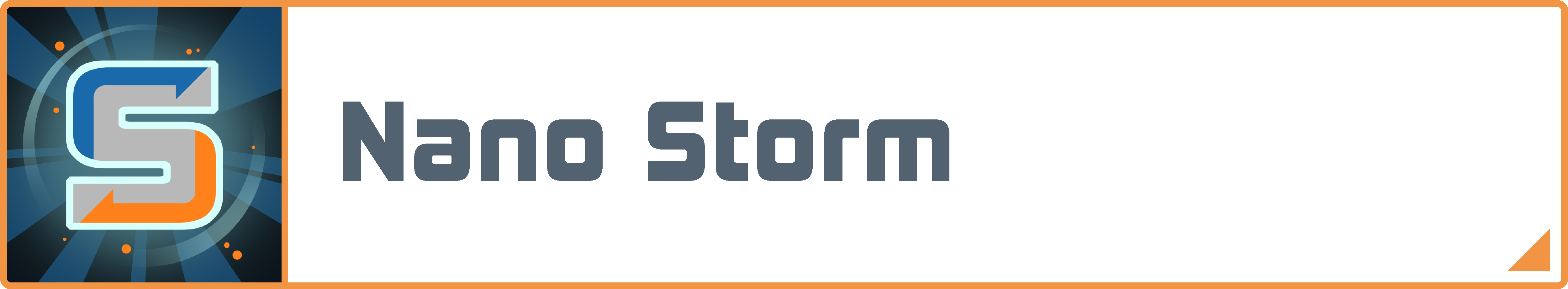 A bold S in blue and gold.